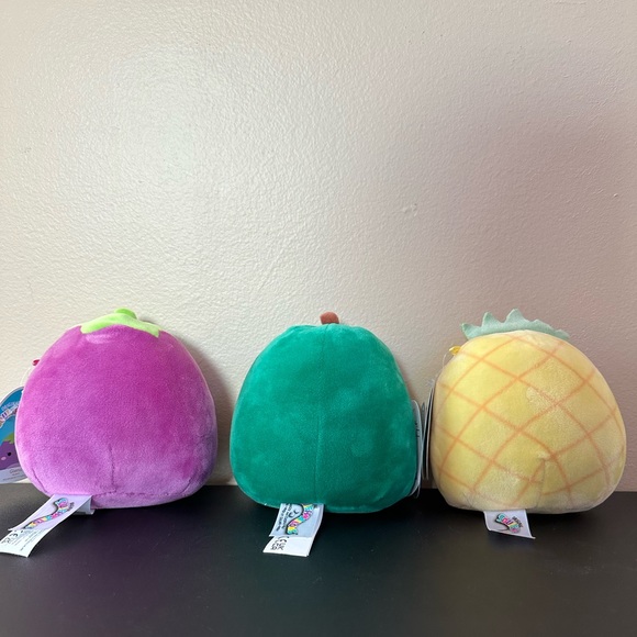 Squishmallow Fruit Bundle 5” - Picture 2 of 3